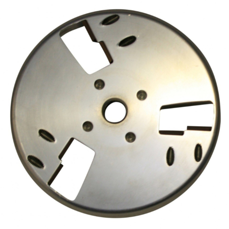 Disc trimaj ongloane 120 mm din aluminiu, inchis, cu 6 lame reversibile din titan, Allredo SA10 [2]