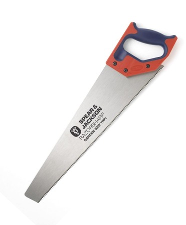 Fierastraie si topoare - Fierastrau manual gradina cu maner Suregrip, lama 455 mm, 7 TPI, Spear & Jackson Woodworking