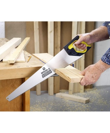 Fierastrau manual Predator cu dinti tripli cu maner Suregrip, lama 560 mm, 10 TPI, Spear & Jackson Woodworking [1]