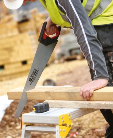 Fierastrau manual Predator universal cu maner Suregrip, lama 508 mm, 8 TPI, Spear & Jackson Woodworking [4]