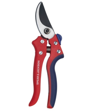 Foarfeci gradinarit - Foarfeca medie gradina tip bypass cu lama otel SK5 cu teflon, maner lat, Spear & Jackson Razorsharp Advantage