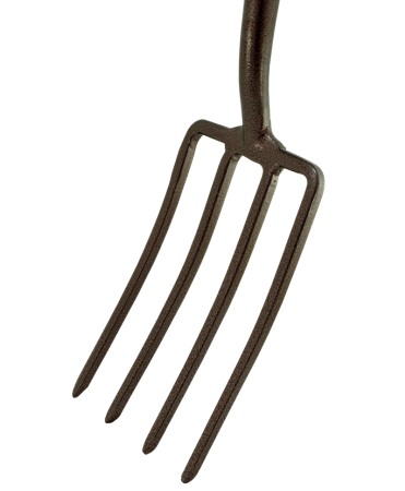 Furca sapat cu 4 coarne otel carbon, coada lemn, maner D plastic, Spear & Jackson Elements [1]