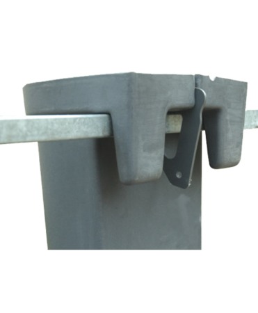 Galeata cu tetina pentru alaptarea viteilor, Milk Bar, 3l cu suport de prindere, capac si carlig de blocare [2]