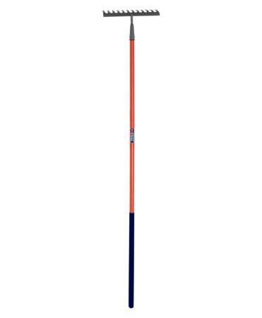 Unelte specializate ferma - Grebla dreapta Heavy Duty cu dinti din otel carbon, coada metalica, Spear & Jackson Select