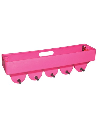 Alaptare miei si iezi - Hranitoare compartimentata miei si iezi cu 5 tetine, Milk Bar, cu carlige de fixare Ezi Lock