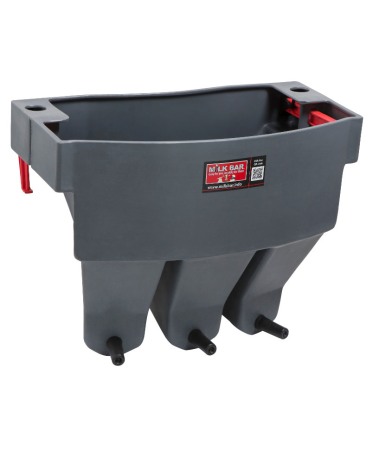 Alaptare vitei - Hranitoare compartimentata vitei cu 3 tetine, Milk Bar, cu carlige de fixare Ezi Lock