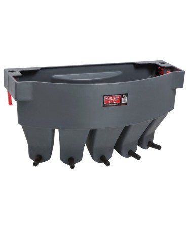 Alaptare vitei - Hranitoare compartimentata vitei cu 5 tetine, Milk Bar, cu carlige de fixare Ezi Lock