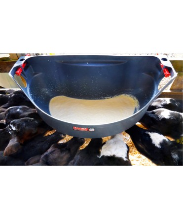 Hranitoare comuna vitei cu 10 tetine, Milk Bar, 60l cu carlige de fixare Ezi Lock [1]