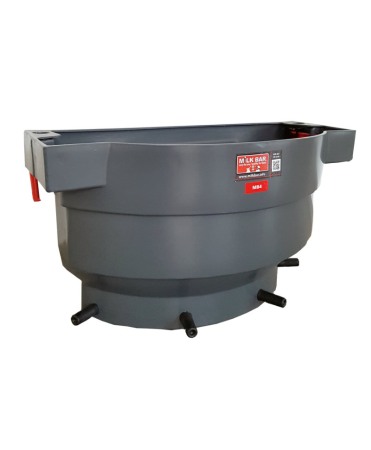 Alaptare vitei - Hranitoare comuna vitei cu 4 tetine, Milk Bar, 36l cu carlige de fixare Ezi Lock