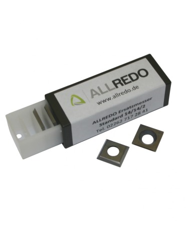 Intretinere ongloane vaci - Lame de schimb pentru disc trimaj ongloane Allredo, 14 x 14 x 2 mm, set 10 bucati
