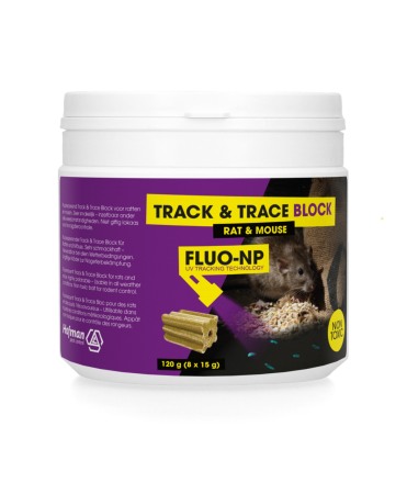 Impotriva sobolanilor - Momeala pentru depistarea prezentei soarecilor si sobolanilor, Holland Animal Care Track and Trace Block Fluo