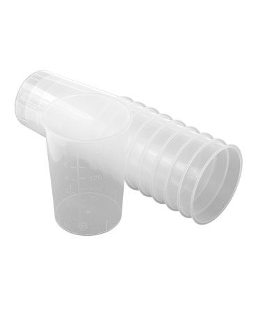 Pahare plastic Demotec, set 10 bucati