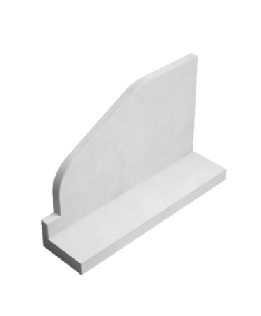 Pardoseli beton - Perete de capat cusete beton, Cobefa End Wall, H12