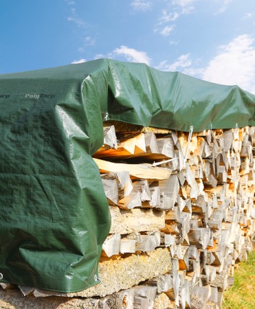 Prelata impermeabila tarpaulin Zill PolyTarp PE, verde, 210 g/m² [2]