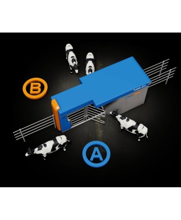 Robot de muls vaci BouMatic Gemini UP cu un post [13]