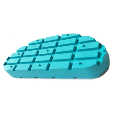 Sabot plastic moale pentru ongloane, TP, albastru, standard 120 mm