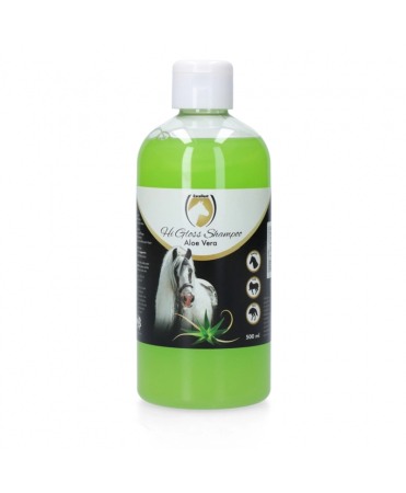 Sanatate si confort cai - Sampon concentrat pentru cai cu aloe vera pentru stralucire intensa, Excellent, flacon 500 ml