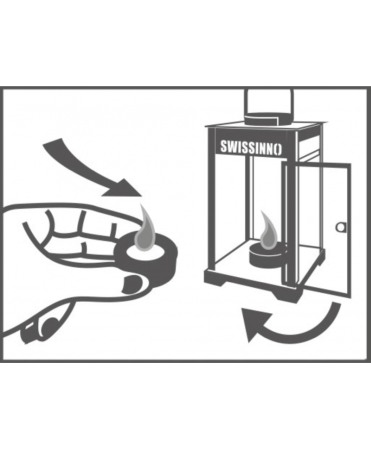 Set 3 pastile si lumanari, rezerve pentru felinarul indepartare tantari Swissinno Mosquito Stop Lantern, actiune 12h [4]