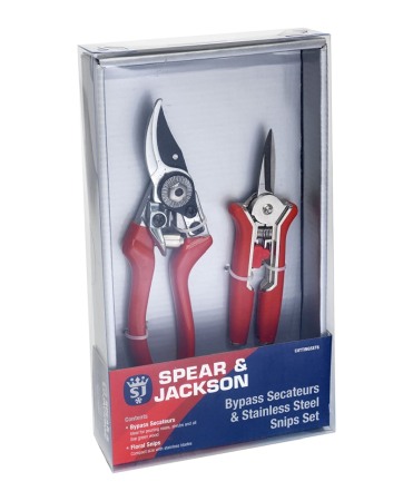 Set cadou cu doua foarfeci gradinarit tip bypass, Spear & Jackson [1]