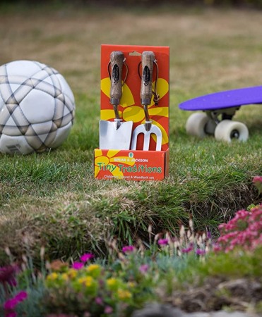 Set gradinarit cadou pentru copii cu doua piese cu lame inox, manere lemn, Spear & Jackson [4]