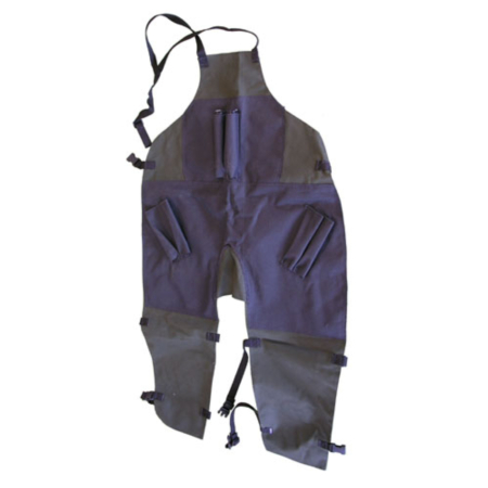 Sort din piele pentru trimaj ongloane cu suporti pentru renete, CowCare, lung, cu picioare separate
