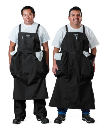 Sort protectie mulgator Udder Tech, cu doua buzunare mari, nailon - impermeabil, negru [2]