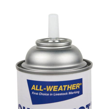 Spray vopsea pe baza de apa, cu uscare rapida, pentru marcarea animalelor, All-Weather Quickshot [1]