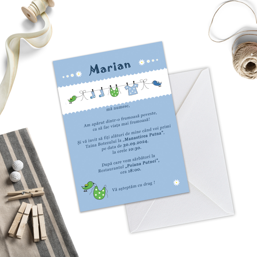 Invitație de Botez Blue [1]