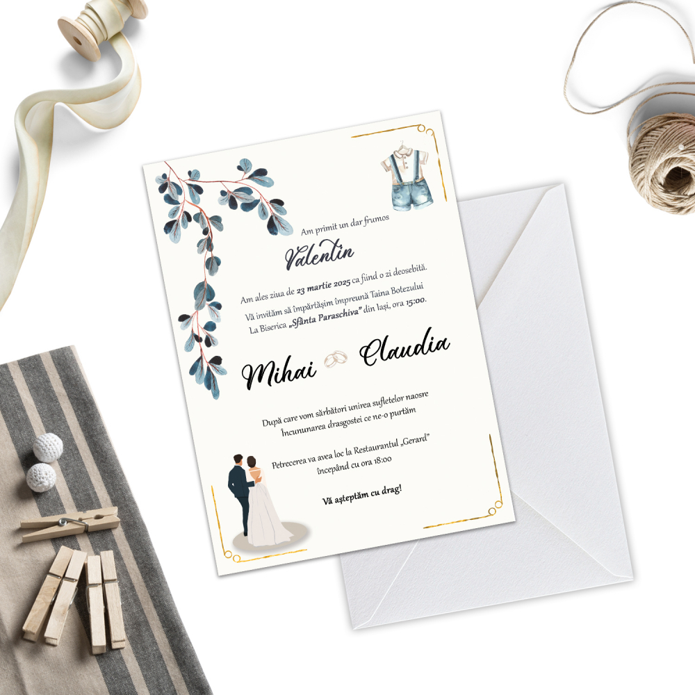 Invitație de Botez și Nuntă [1]