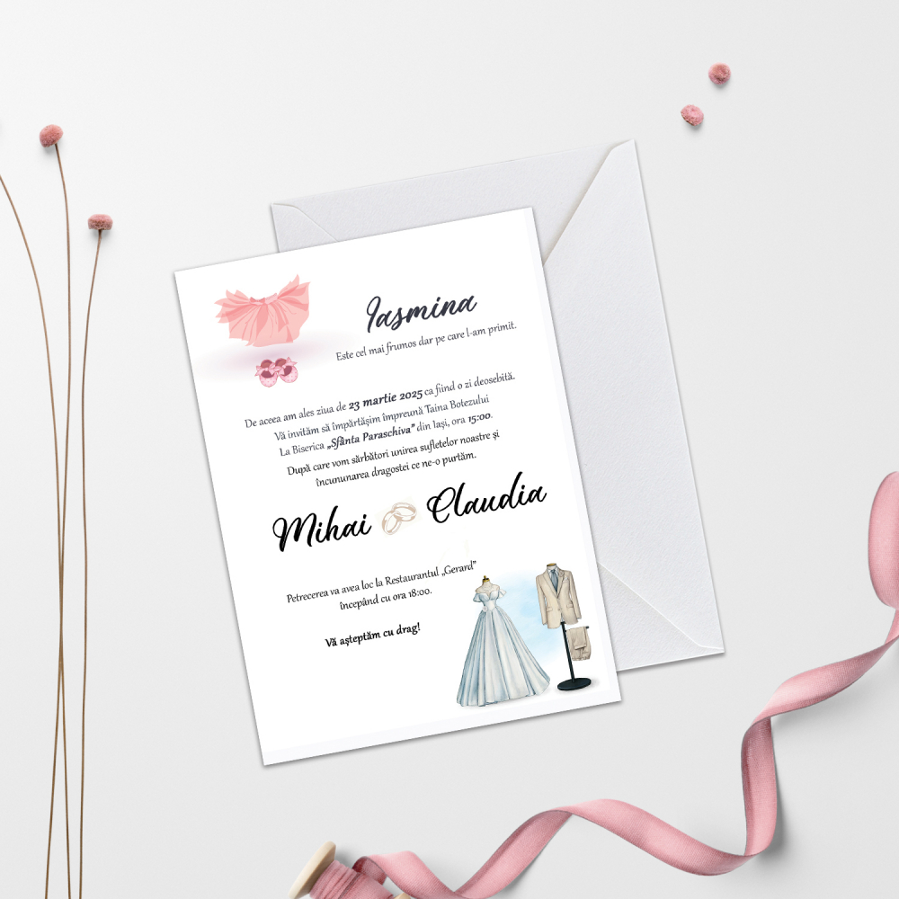 Invitație de Botez și Nuntă [1]