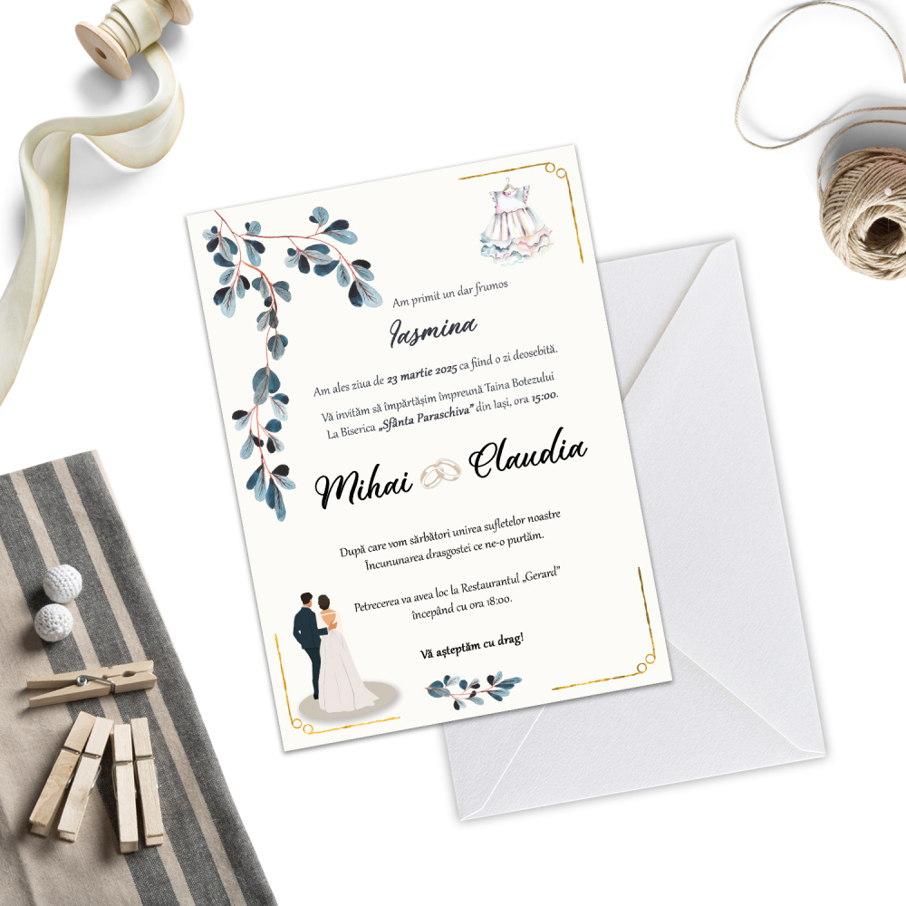 Invitație de Botez și Nuntă [1]