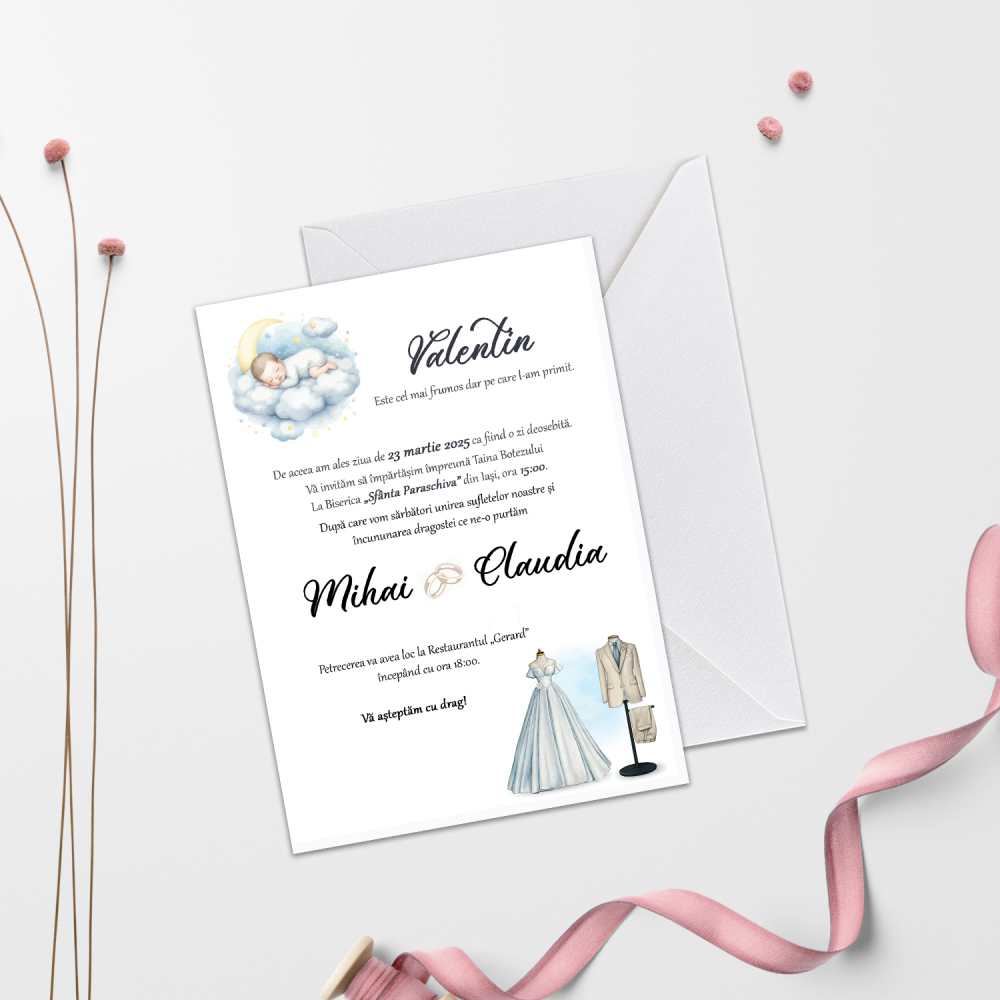 Invitație de Botez și Nuntă [1]