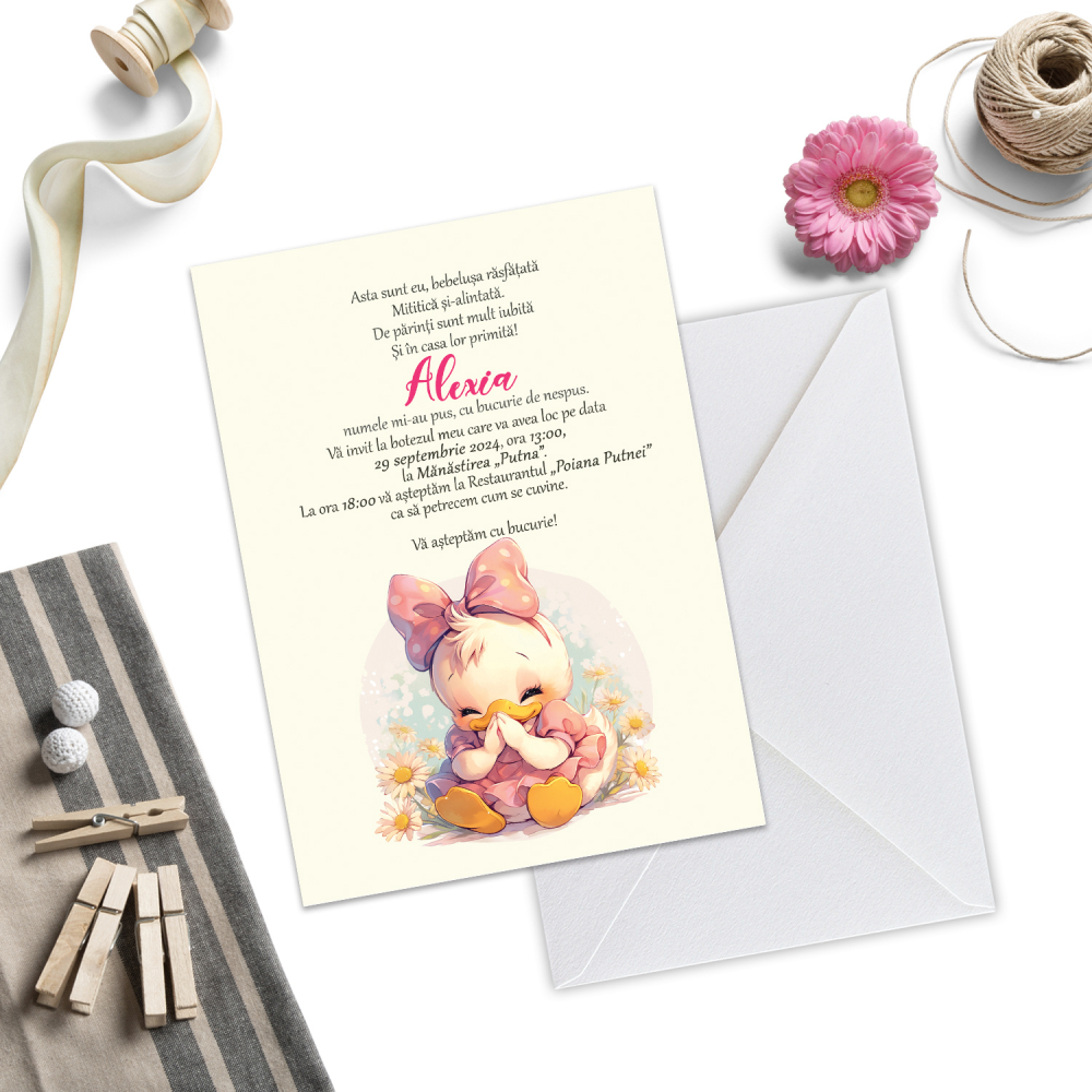 Invitatii de Botez Ratusca [1]