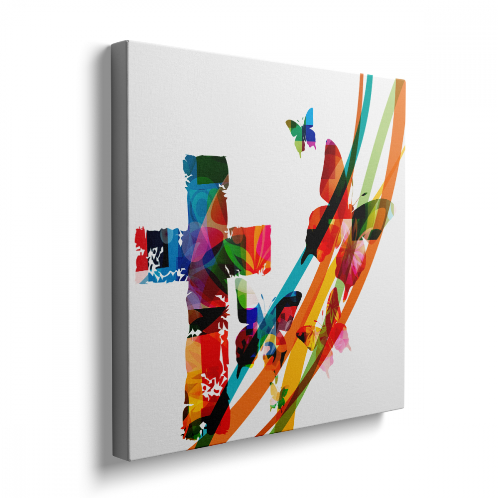Tablou Canvas Abstract Cross [3]