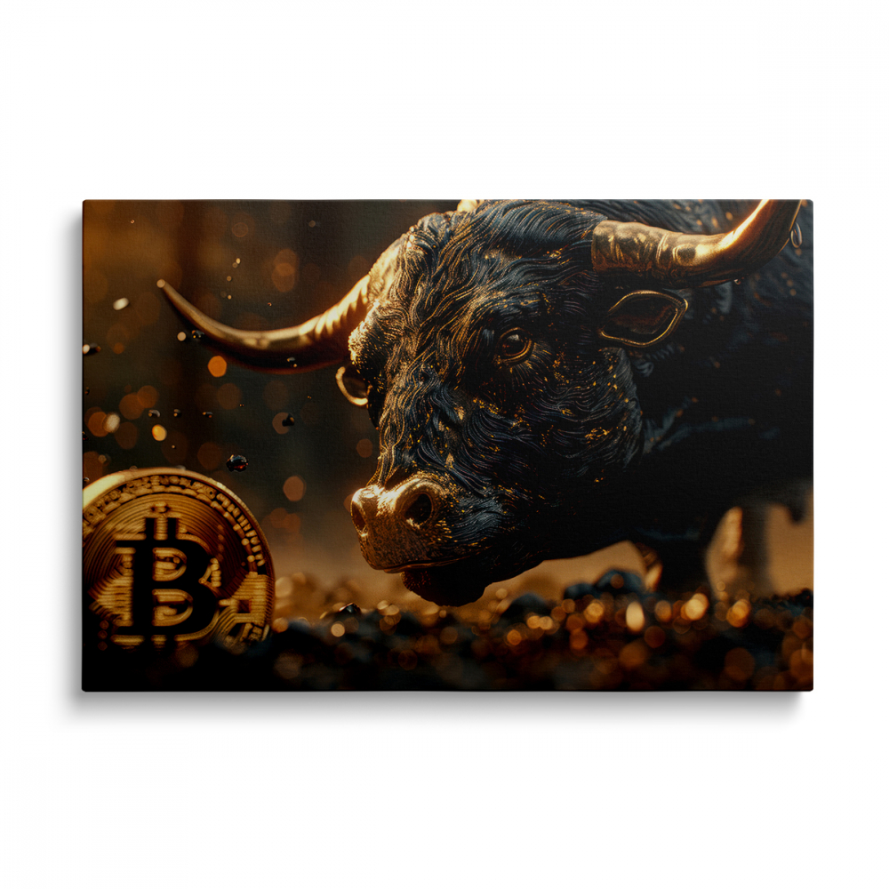 Tablou Canvas Bitcoin Bull [1]