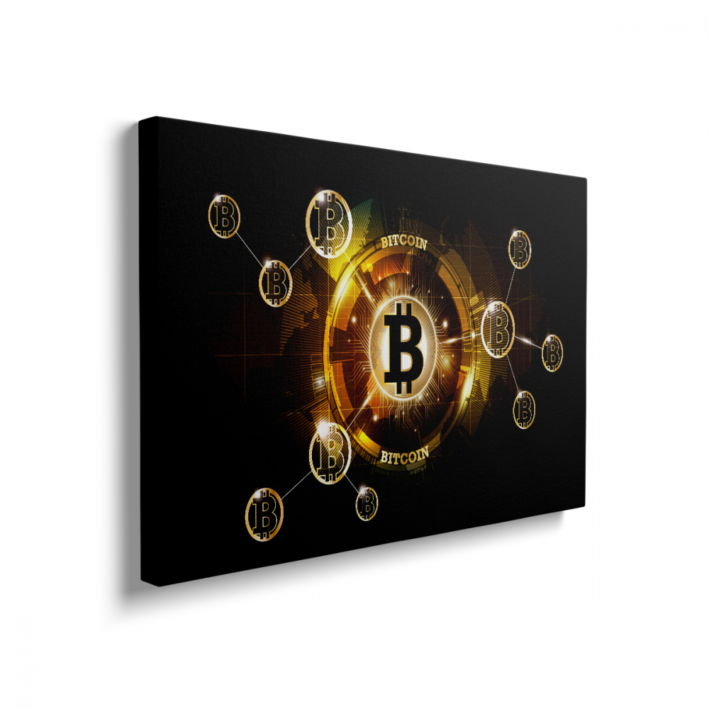 Tablou Canvas Bitcoin Revolution [2]