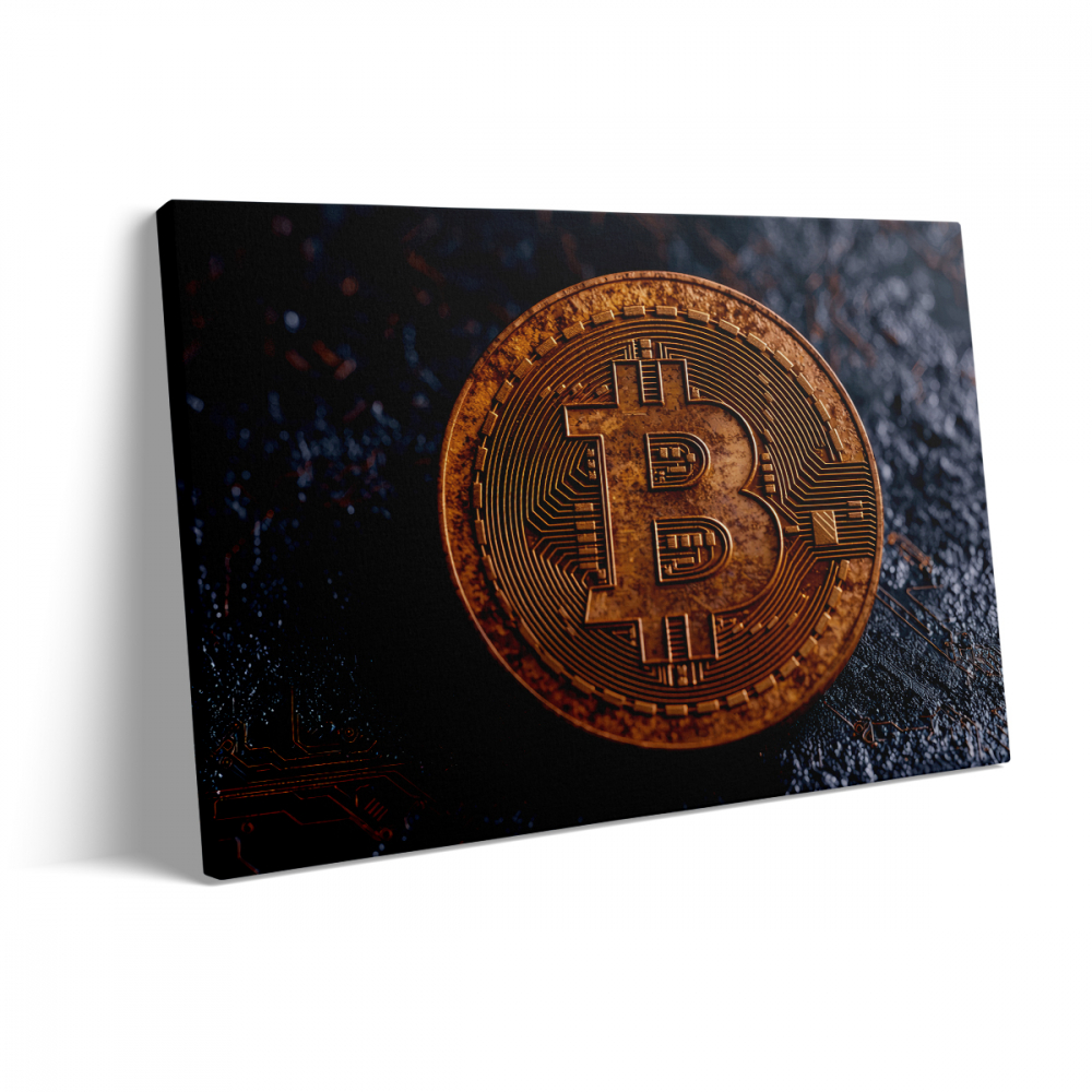 Tablou Canvas Bitcoin Symbol 2 [3]