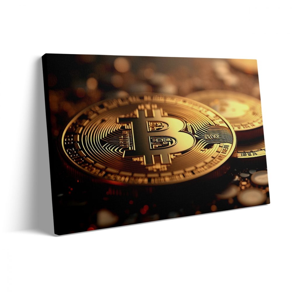 Tablou Canvas Bitcoin Symbol [3]