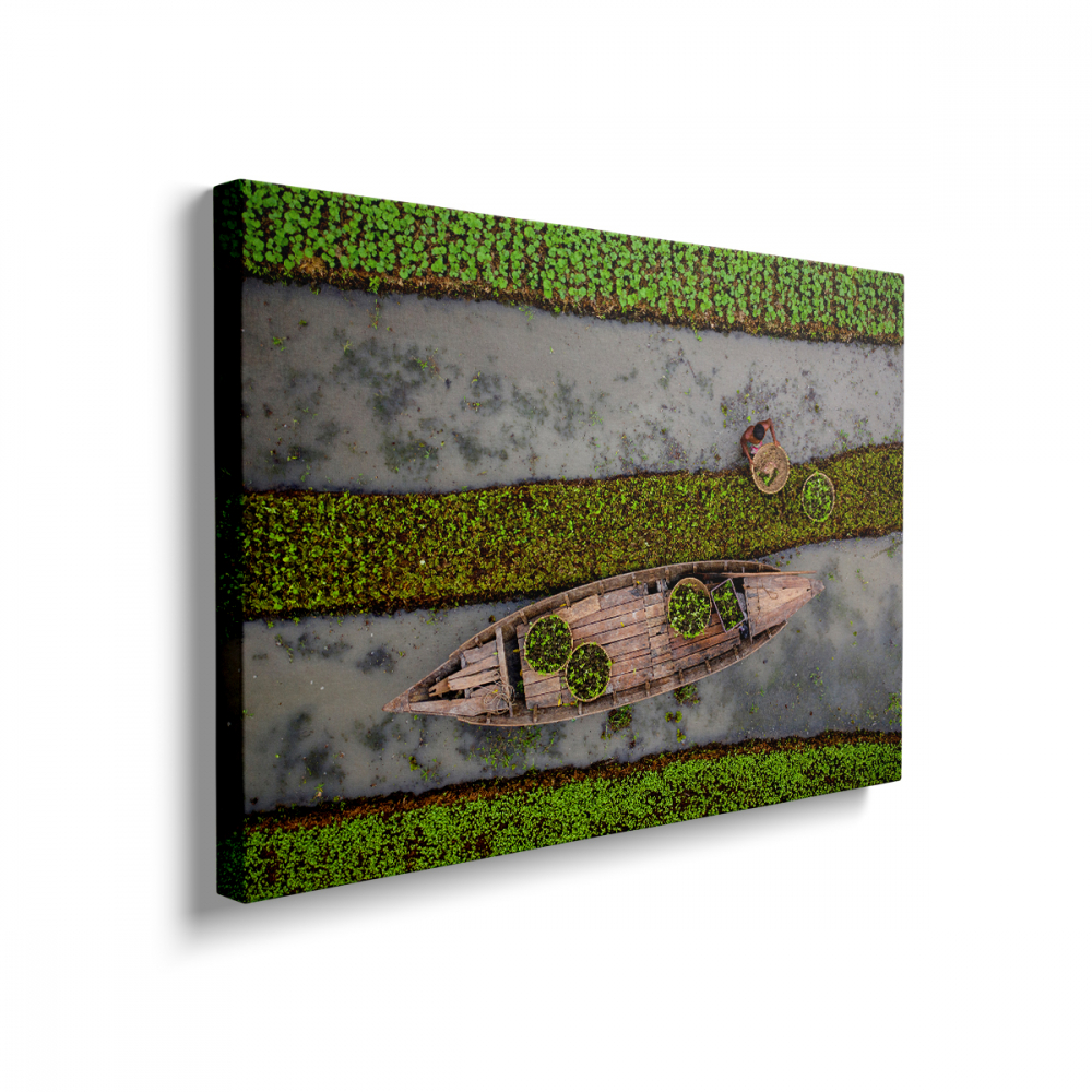 Tablou Canvas Boat on the River [2]