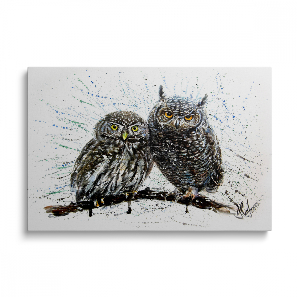 Tablou Canvas Bufnițe [1]