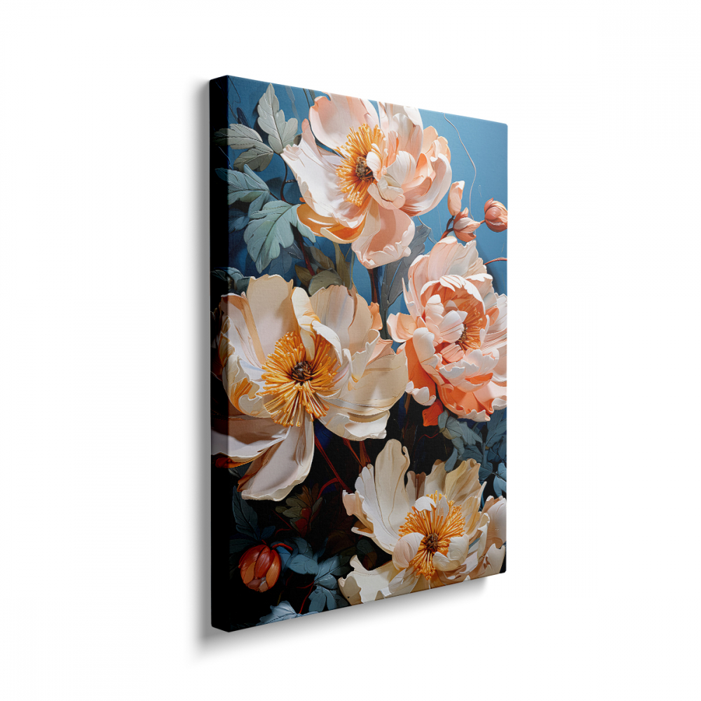 Tablou Canvas Bujori Roz [2]