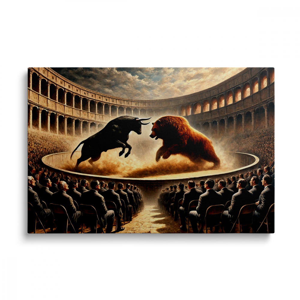 Tablou Canvas Bull and Bear  2 [1]