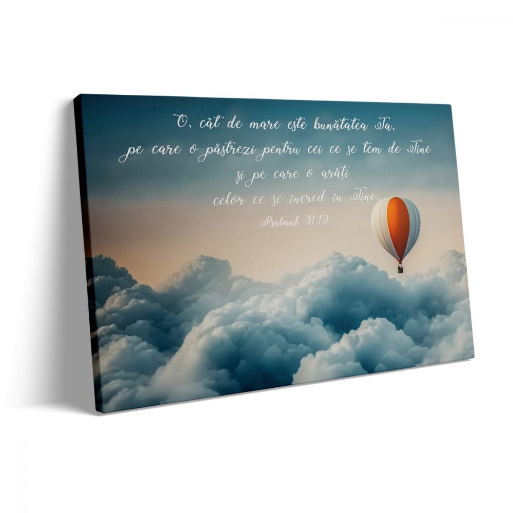 Tablou Canvas Cât de mare este bunătatea Ta [3]