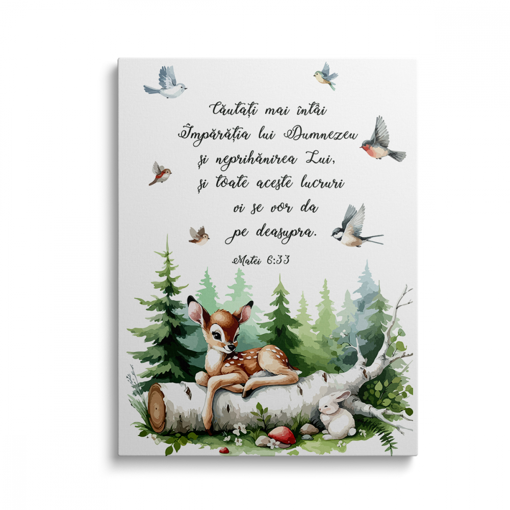 Tablou Canvas Căutați mai întâi Împărăția [1]