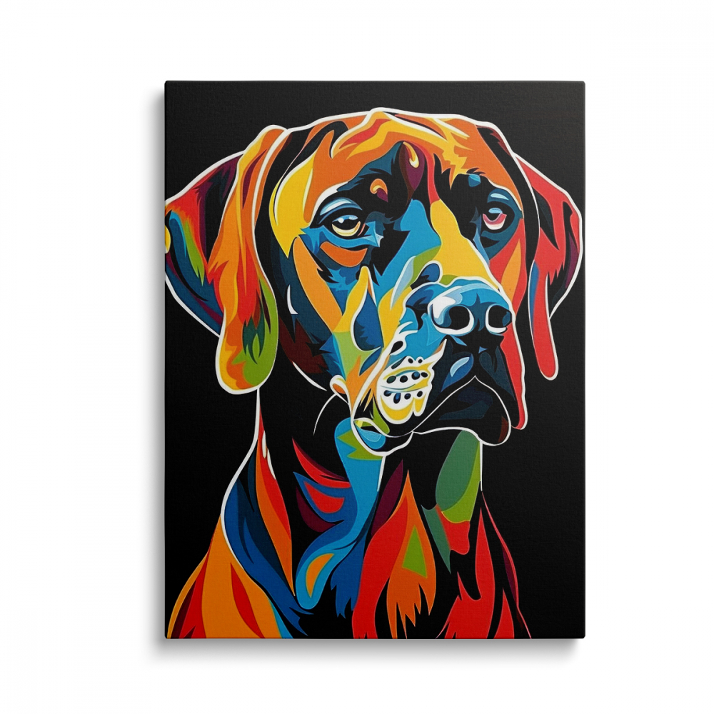 Tablou Canvas Colorful  Dog [1]
