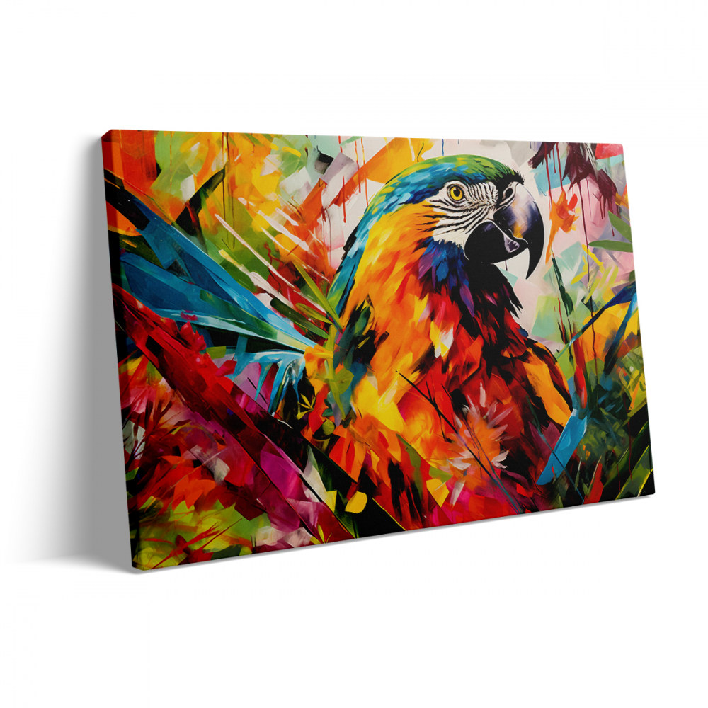 Tablou Canvas Colorful Parrot [3]