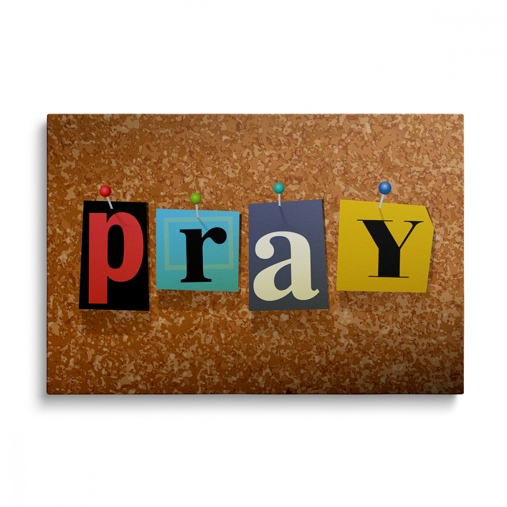 Tablou Canvas Colorful Pray [1]