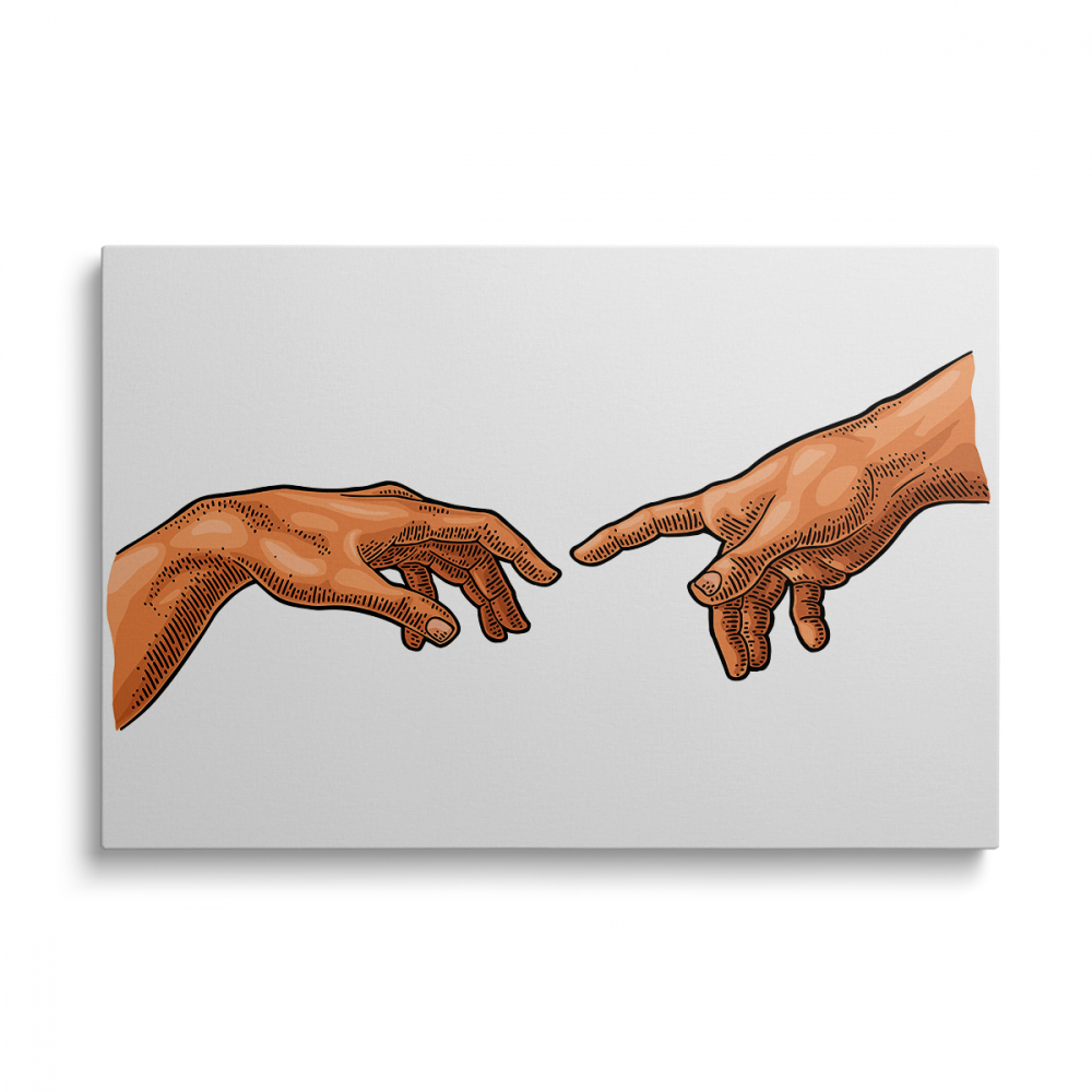 Tablou Canvas Crearea lui Adam -Color [1]