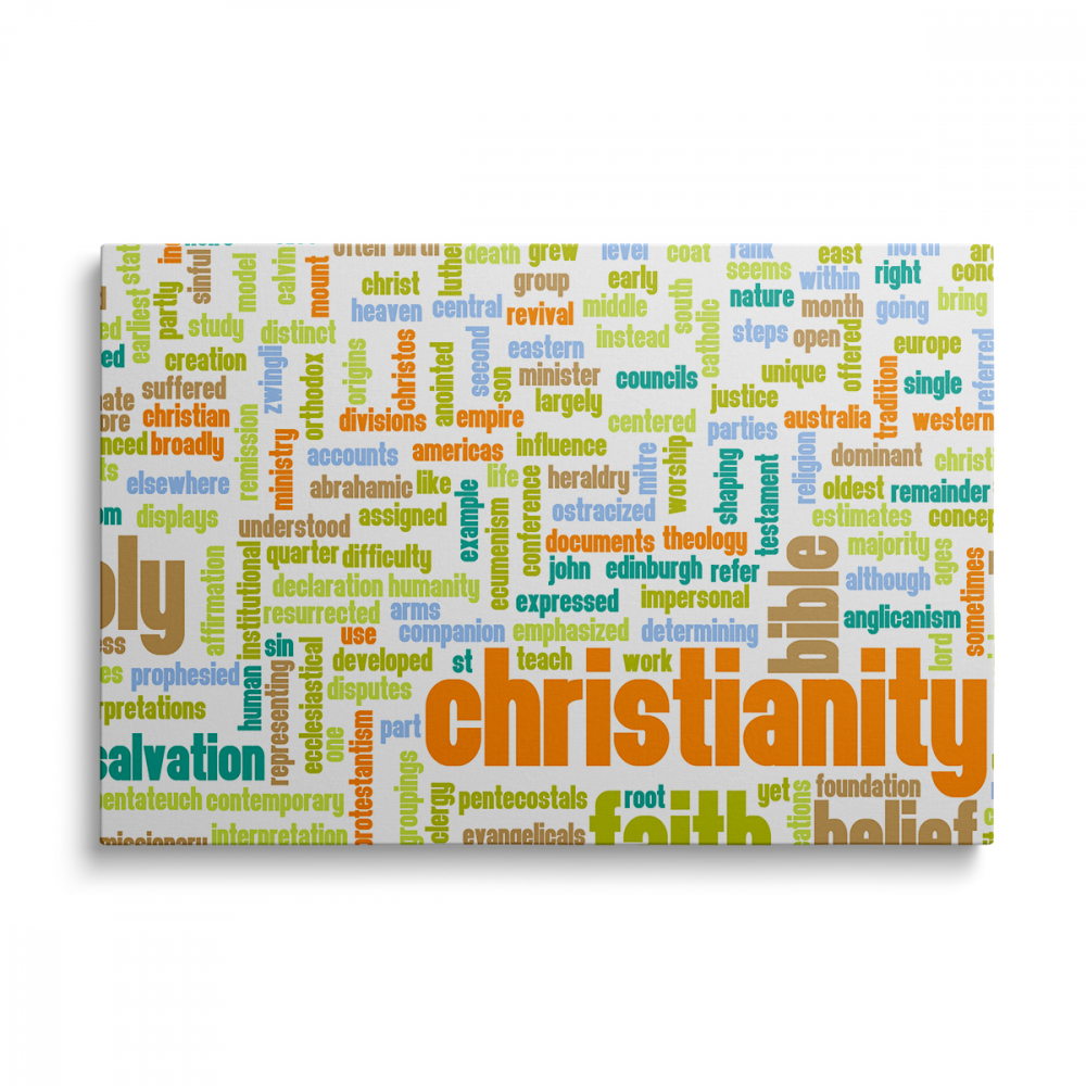 Tablou Canvas Cuvinte Creștinism [1]