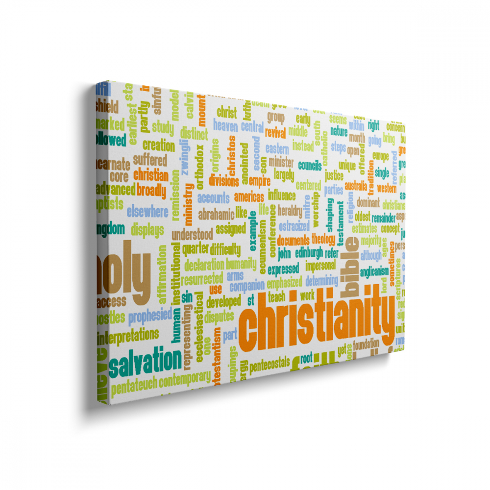 Tablou Canvas Cuvinte Creștinism [3]